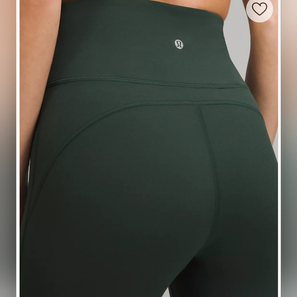 Lululemon Groove Nulu Super-High-Rise Flared Pant in Dark Green - Picture 3 of 5